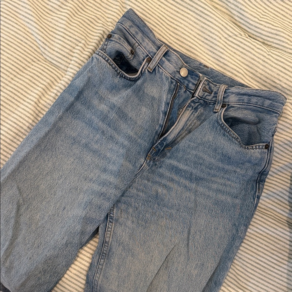 COS high rise straight leg jeans